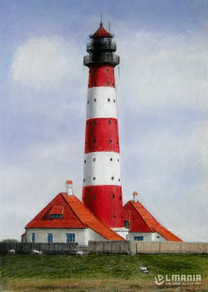 Lighthouse Westerheversand Lighthouse Westerheversand